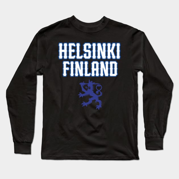 Helsinki Finland Long Sleeve T-Shirt by HUNTINGisLIFE